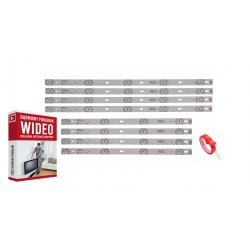 Listwy LED TCL D50A630U L50E5800A-UD podświetlenie LCD taśmy 4C-LB5005-HR03J 4C-LB500