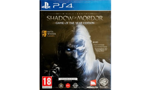 Shadow of Mordor ps4 playstation 4