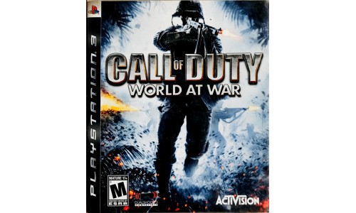 Call of duty world At War Ps3 Playstation 3