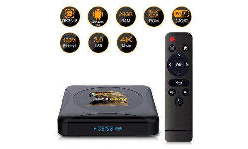 Odtwarz Multimedialny HK1 RBOX 2/16 GB ANDROID 9 SMART TV BOX PRZYSTAWKA