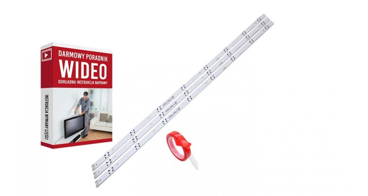 Listwy LED LG UF64 UHD 43LH5700