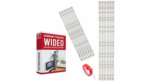 Listwy LED 50PUF6650 Podswietlenie NOWE PHILIPS 12 DiOD
