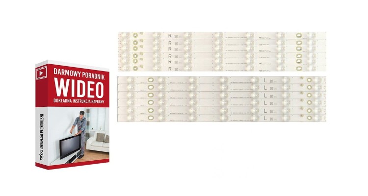 Listwy led BX-48S04E01-2BBH2 MX-48S04E03-2CCJ3 dla Panasonic TX-48AX630B TX-48AX630E TX-48AXW634