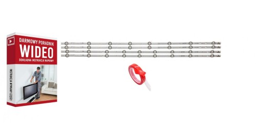 Listwy LED  Vestel TOSHIBA 43U6663DB JVC LT-43C862 obsługi VESTEL 43 DRT UHD A B typu VES430QNDL-2D-U11 JVC LT-43C862