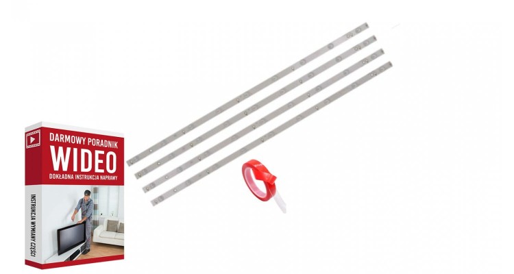 Podświetlenie LED 40PFH5300 88 40PFT5500T 40PUT6400 60 BDM4065UC 00 TPT400LA J6PE1 LB40013 V0 04