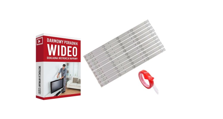 Listwy LED 55EC290N SVH550AC3 55K220PWG LED55K1800 55H6B 55H5C LC-55LB481U NS-55D510NA17