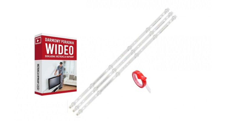 Podświetlenie LED  SVJ320AG2_REV2_6LED_130307 SVJ320AK3 SVJ320AL1 LB-C320X14-E11-L-G1-SE LED32B2080N 32D2000