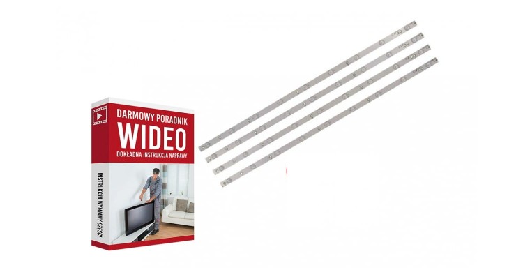 Podswietlenie Listwy led LB-F3528-GJ40409-B H LB40013 V0 LBM400P0901