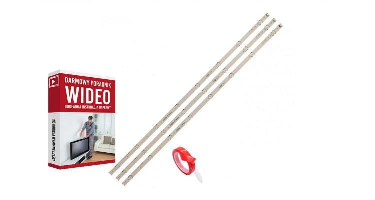 Listwy LED 43LG61CH 43UH6100 43UH620V 43UH630V LC430DGE FJ M2 6916L 2744A UHD 1 43 V16.5 ART3 2744 Rev0.1