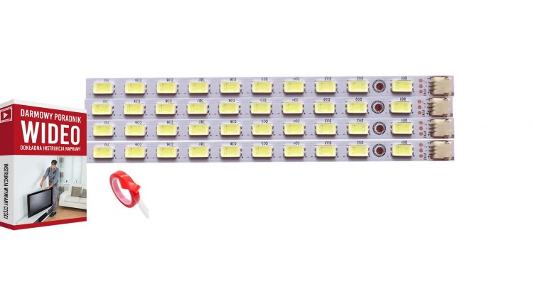 LISTWY  LED 42T09-05B dla 73.42T09.005-4-SK1 73.42T09.004-4-SK1 T420HW07 V.6 panel 52 diody LED 472 MM