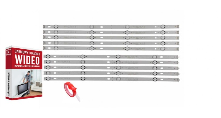 listwy LED EAV63632405 55LJ55_FHD 55UJ63_UHD PODSWIETLENIE