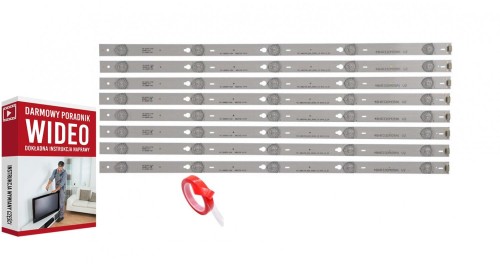 Listwy LED  TOT-48D2700-8X5-3030C-V3 YHA-4C-LB4805-YHEX2 48HR330M05A1 dla TCL D48A810 B48A558U B48U828U B48U838U B48U858U