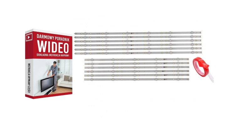 Podswietlenie LISTWY LED LB65065 V0_00 V1_00 E4SW6518RKU E4ST6519RKU TPT650J1-QUBF90.K