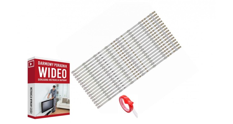 Podswietlenie LISTWY LED KDL-65W850 650TV02 V3 CX-65S03E01-2B762-0A-565-3850 CX-65S03E01-2B753-0-A-5CN-3182-V 8
