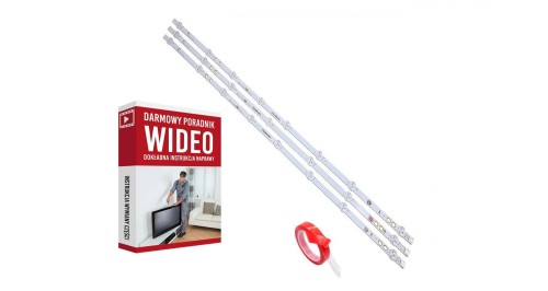 Podswietlenie Listwy LED 40VT50G Telefunken JVC 40VF53A 40V4200 40v3000 LT-40C790  LT-40V750  LT-40V550