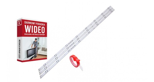 Listwy LED LG 43UF6400-CA UF64-UHD-A ekran HC430DGG-SLNX1-211X 43UH603V 43UH620V NC430DGE NC430DUE-VUDN