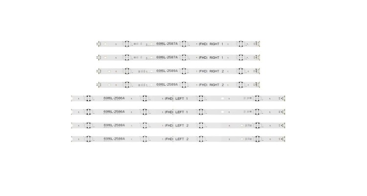 LISTWY LED 49 v16 LED 49LH615V 49LH630V 49LH6420 49 cali 7 LED
