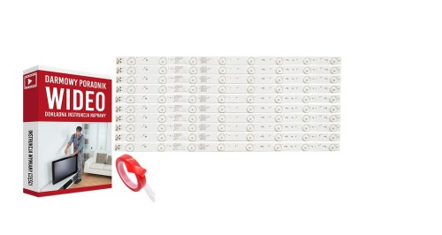 Podswietlenie LISTWY LED  JVC LT-48C570