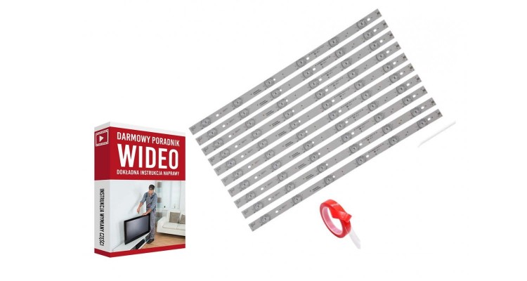 Listwy led LC-49CUF8372ES LC-49CUF8472ES LC-49CUF8462 LC-49SFE7451E LC-49CFE6242 LC-49CFE6032 LC-49UI8652 BLAUPUNKT B49U235T2