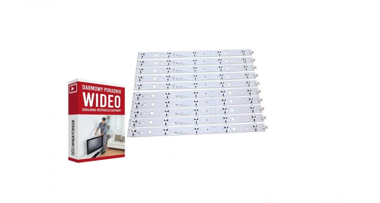 Podswietlenie Nowa LISTWA  LED 2013SONY40A/B 40R480B 40R455 40W600B 40W590B KDL-40W580B NS4S400DND01