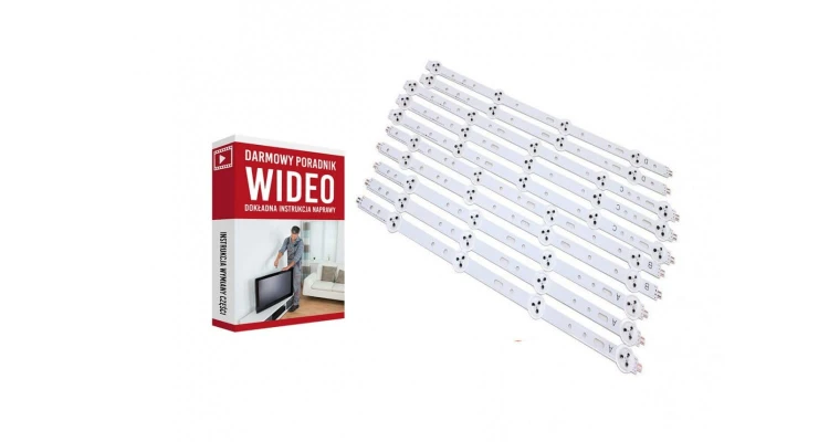 Podswietlenie LISTWY LED 40D1333B ZESTAW 10 sztuk